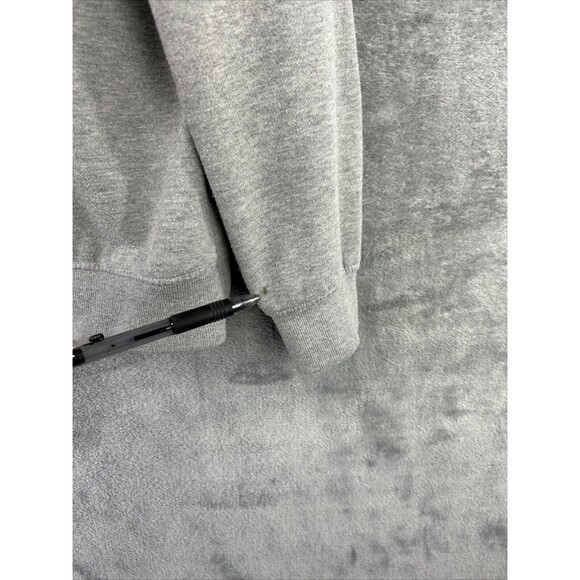 RS1NE Men's M/L Remains Endless Gray Embroidered Fleece Sweatshirt Hoodie **READ - Picture 3 of 15